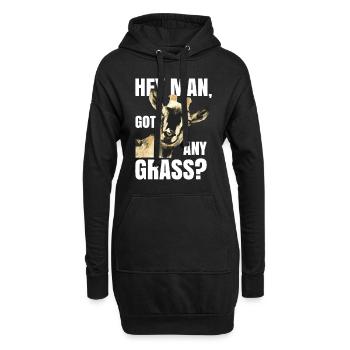 Ideen für Ziegenliebhaber | Bauernhof Tier Wortspiel Haustiere Meme Funn - Hoodie-Kleid - Schwarz - Vorne
