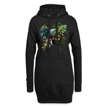 Koala Lunettes de soleil Animal Motif Cadeau Ours Animal - Sweat-shirt à capuche long Femme - noir - Devant