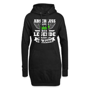 Abschlussklasse 2023 Abitur 2023 - Hoodie-Kleid - Schwarz - Vorne