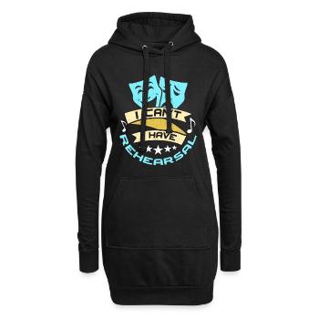Théâtre musical Je ne peux pas avoir de répétition Broadway - Sweat-shirt à capuche long Femme - noir - Devant