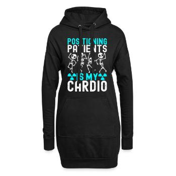 Radiologie Radiologe - Hoodie-Kleid - Schwarz - Vorne