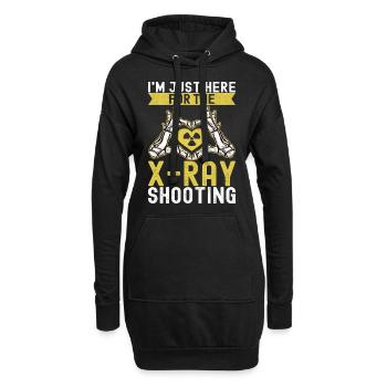 Radiologie Radiologe - Hoodie-Kleid - Schwarz - Vorne