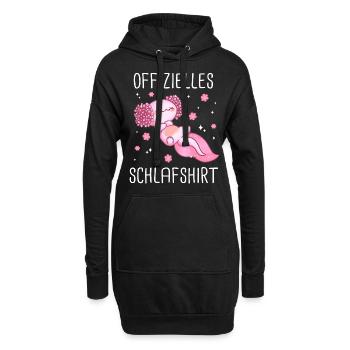 Axolotl Schwanzlurch Axolotls - Hoodie-Kleid - Schwarz - Vorne