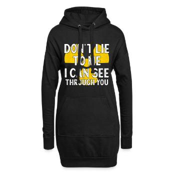 Radiologie Radiologe - Hoodie-Kleid - Schwarz - Vorne