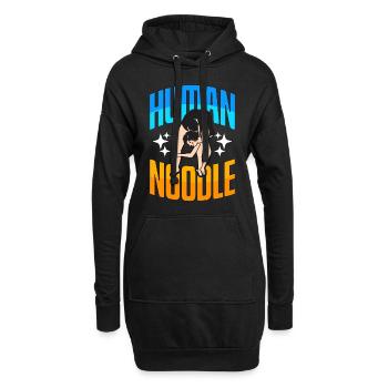 Contortion Human Noodle Aerial Hoop Contortionist - Hoodie-Kleid - Schwarz - Vorne