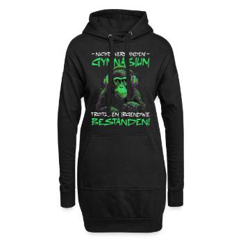 Abschlussklasse 2023 - Abi / Abitur 2023 - Hoodie-Kleid - Schwarz - Vorne
