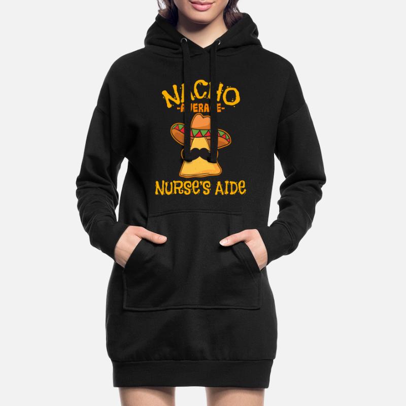 Nacho Average Nurse's Aide CNA Cinco De Mayo Mexic Hoodie-Kleid