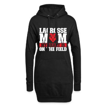 Lacrosse - Hoodie-Kleid - Schwarz - Vorne