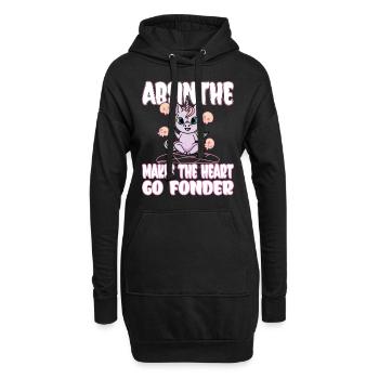Satan Beelzebub Teufel Gothic Pentagram Mystisch - Hoodie-Kleid - Schwarz - Vorne