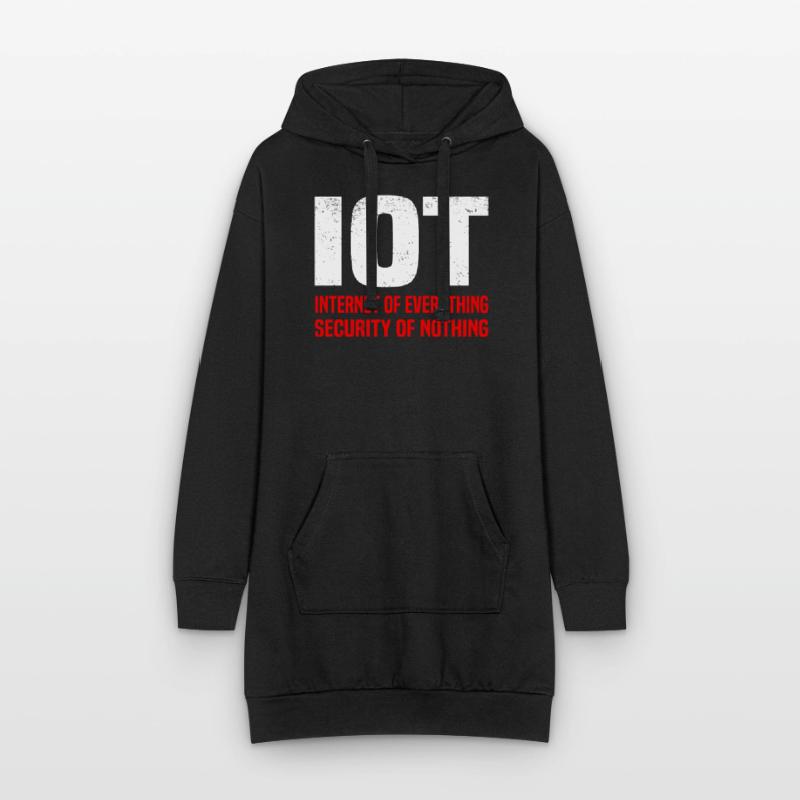 Internet Des Objets IOT Programmeur Admin IT Sweat-shirt à capuche long Femme