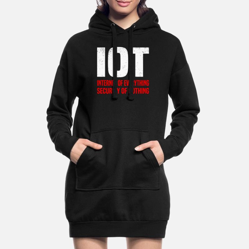 Internet Des Objets IOT Programmeur Admin IT Sweat-shirt à capuche long Femme
