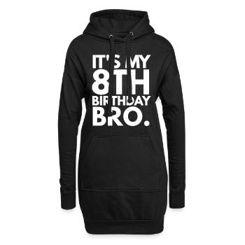 C’est mon frère de 8ème anniversaire Huitième fête de jour B pour bo - Sweat-shirt à capuche long Femme - noir - Devant