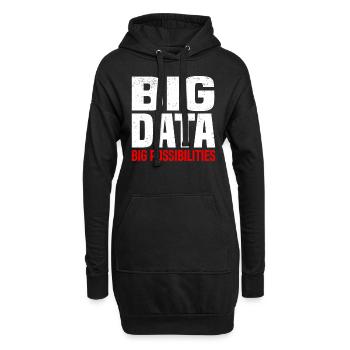 Internet Des Objets IOT Programmeur Admin IT - Sweat-shirt à capuche long Femme - noir - Devant
