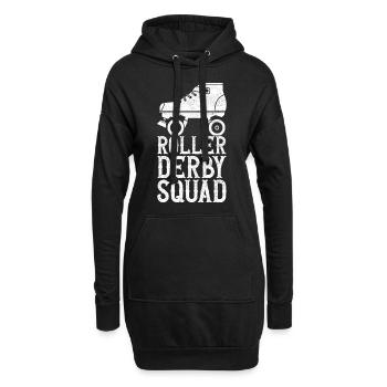 Roller Derby - Hoodie-Kleid - Schwarz - Vorne