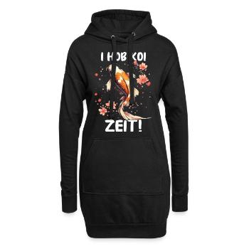 Koi Fisch Japanische Karpfen Teich Fisch Kois - Hoodie-Kleid - Schwarz - Vorne