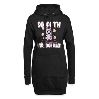 Satan Beelzebub Teufel Gothic Pentagram Mystisch - Hoodie-Kleid - Schwarz - Vorne