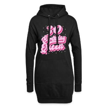 Birthday Queen 30 - Hoodie Dress - black - Front
