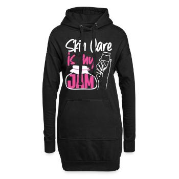 Cute Licensed Esthetician Skincare - Hoodie-Kleid - Schwarz - Vorne