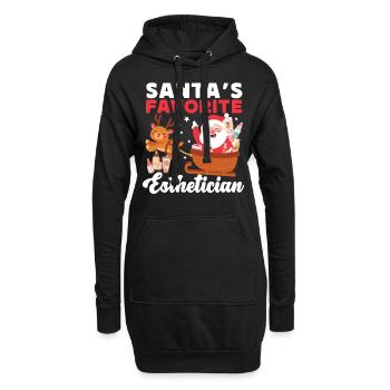 Cute Licensed Esthetician Skincare - Hoodie-Kleid - Schwarz - Vorne