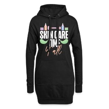Cute Licensed Esthetician Skincare - Hoodie-Kleid - Schwarz - Vorne