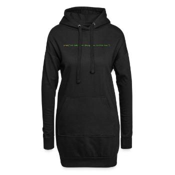 Programmeur, informaticien, nerd, ingénieur logiciel - Sweat-shirt à capuche long Femme - noir - Devant