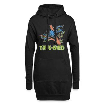 Drone Racing Tree-Nied Racing Machine Drone Racer - Sweat-shirt à capuche long Femme - noir - Devant
