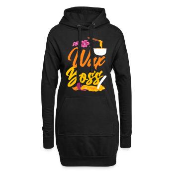 Cute Esthetician Skincare - Hoodie-Kleid - Schwarz - Vorne