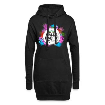 Malle Party Crew - Hoodie-Kleid - Schwarz - Vorne