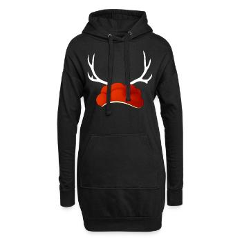 Schwarzwald Schwarzwälder Baden-Württemberg - Hoodie-Kleid - Schwarz - Vorne