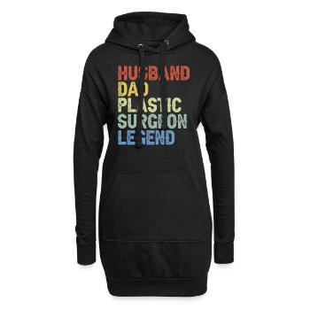 Husband, Father, Plastic Surgeon, Surgeon - Hoodie Dress - black - Front