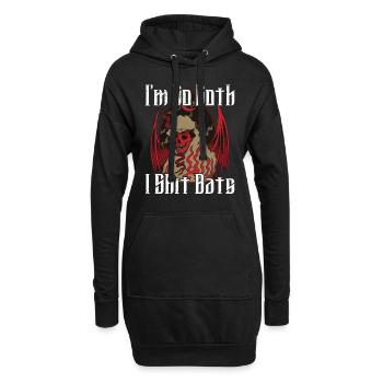 Satan Beelzebub Teufel Gothic Pentagram Mystisch - Hoodie-Kleid - Schwarz - Vorne