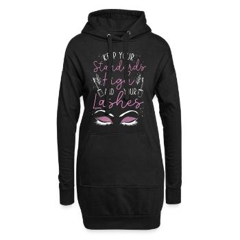 Esthetician Skincare Beautician - Hoodie-Kleid - Schwarz - Vorne