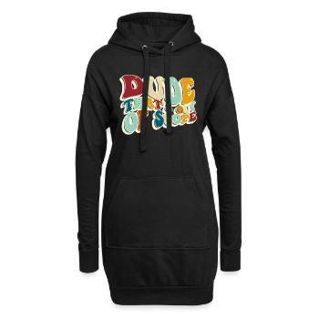 Le gars de la gestion de projet qui n’est pas chef d’équipe - Sweat-shirt à capuche long Femme - noir - Devant