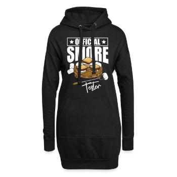 Official Smore Tester - Hoodie-Kleid - Schwarz - Vorne