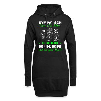 Motorrad | Motorradfahrer & Biker Spüche - Hoodie-Kleid - Schwarz - Vorne
