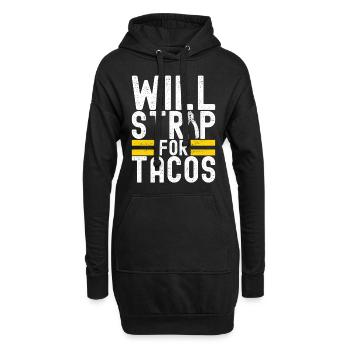Electrician Electronics Technician - Hoodie Dress - black - Front