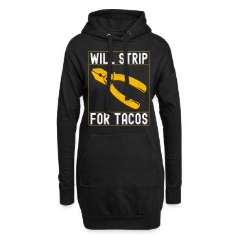 Electrician Electronics Technician - Hoodie Dress - black - Front