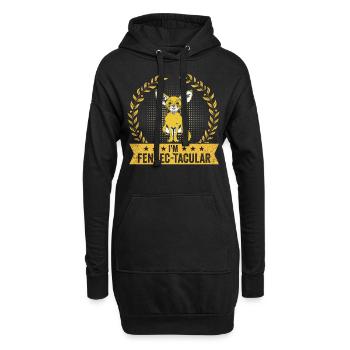 Fennec-tacular Fennec Fox Propriétaire Fennec Foxes - Sweat-shirt à capuche long Femme - noir - Devant