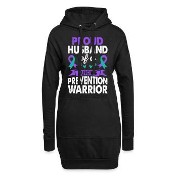 Ehemann Von Suicide Prevention Warrior Awareness - Hoodie-Kleid - Schwarz - Vorne