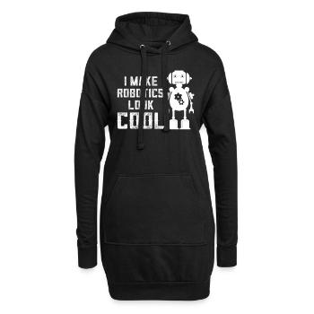Je rends la robotique cool - Intelligence artificielle - Sweat-shirt à capuche long Femme - noir - Devant