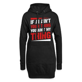 Si l’IA n’est pas ton truc, tu n’es pas mon truc - Ai Int - Sweat-shirt à capuche long Femme - noir - Devant