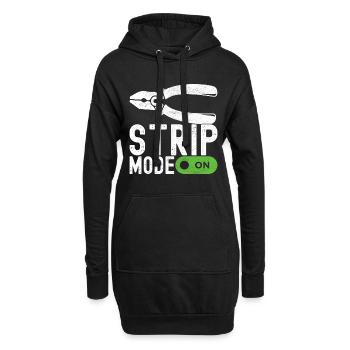 Electrician Electronics Technician - Hoodie Dress - black - Front