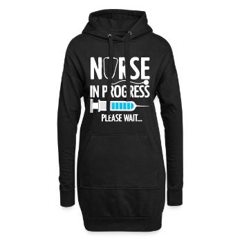 Coole Zukunft Krankenschwester Für Männer Frauen Krankenpflege Appreciati - Hoodie-Kleid - Schwarz - Vorne