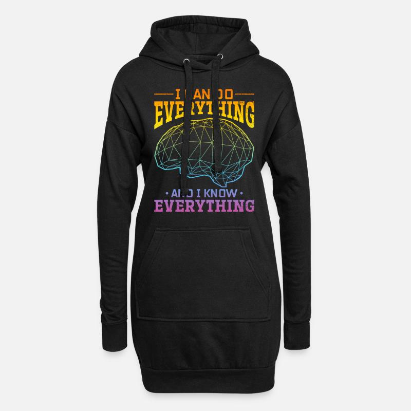 Artificial Intelligence Quotes Artificial Intellig - Hoodie-Kleid - Schwarz