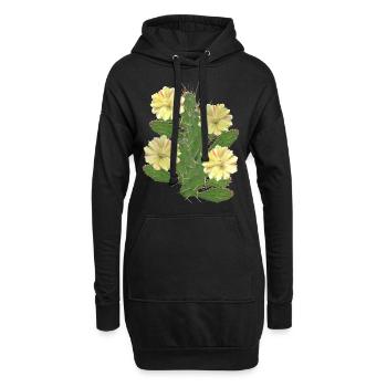 Cactus - Fleurs de cactus - Flore - Afrique - Sweat-shirt à capuche long Femme - noir - Devant