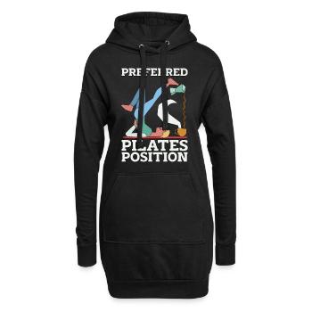 Pilates Preferred Pilates Position Meditation - Hoodie-Kleid - Schwarz - Vorne