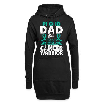 Vater Des - Hoodie-Kleid - Schwarz - Vorne