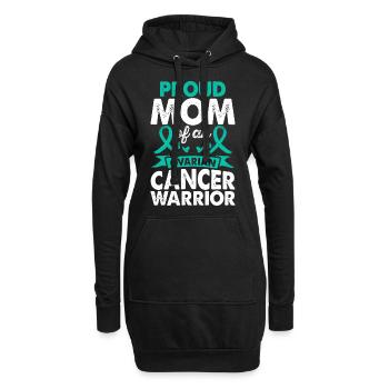 Mutter Des - Hoodie-Kleid - Schwarz - Vorne