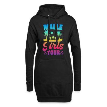 Malle Girls Tour - Hoodie-Kleid - Schwarz - Vorne