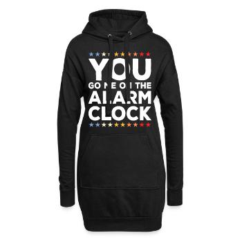 Witzige Denglisch Sprüche Lehrer Studenten Deutsch - Hoodie-Kleid - Schwarz - Vorne